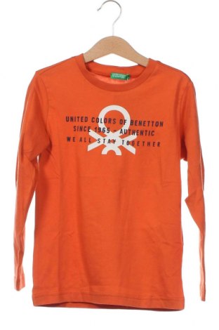 Kinder Shirt United Colors Of Benetton, Größe 6-7y/ 122-128 cm, Farbe Orange, Preis 11,83 €