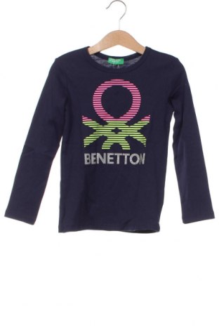 Παιδική μπλούζα United Colors Of Benetton, Μέγεθος 4-5y/ 110-116 εκ., Χρώμα Μπλέ, Τιμή 14,20 €