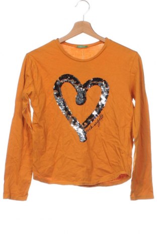 Kinder Shirt United Colors Of Benetton, Größe 12-13y/ 158-164 cm, Farbe Orange, Preis 4,29 €