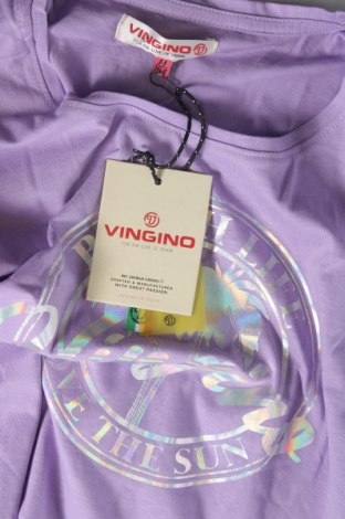 Kinder Shirt Vingino, Größe 13-14y/ 164-168 cm, Farbe Lila, Preis 26,29 €
