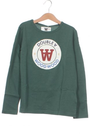 Bluză pentru copii Wood Wood, Mărime 9-10y/ 140-146 cm, Culoare Verde, Preț 44,79 Lei