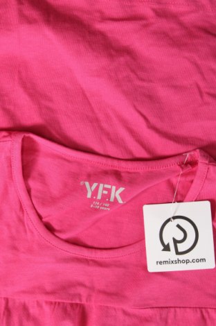 Dziecięca bluzka Y.F.K., Rozmiar 8-9y/ 134-140 cm, Kolor Różowy, Cena 14,90 zł