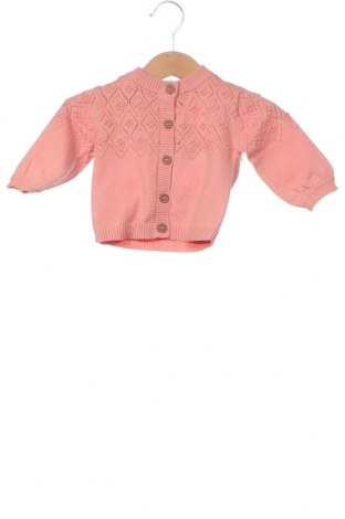Kinder Strickjacke Bruuns Bazaar, Größe 0-1m/ 50 cm, Farbe Rosa, Preis € 32,99