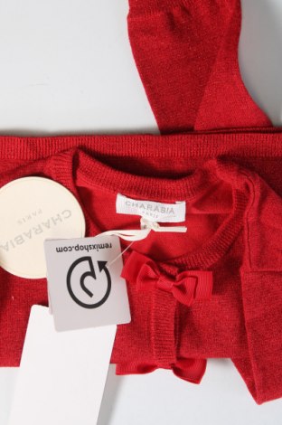Pulover cu nasturi pentru copii Charabia, Mărime 7-8y/ 128-134 cm, Culoare Roșu, Preț 192,50 Lei
