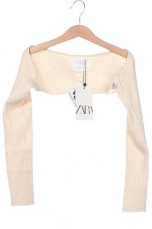 Pulover cu nasturi pentru copii Zara, Mărime 9-10y/ 140-146 cm, Culoare Ecru, Preț 35,05 Lei