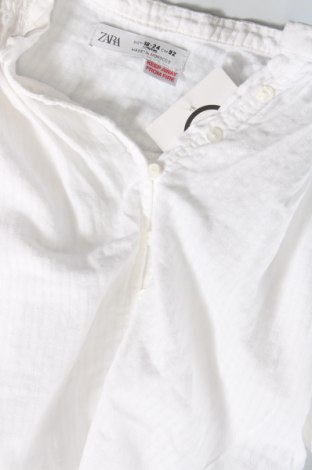 Pulover cu nasturi pentru copii Zara, Mărime 18-24m/ 86-98 cm, Culoare Alb, Preț 36,00 Lei