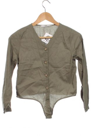 Kinderhemd H&M, Größe 11-12y/ 152-158 cm, Farbe Grün, Preis 2,42 €
