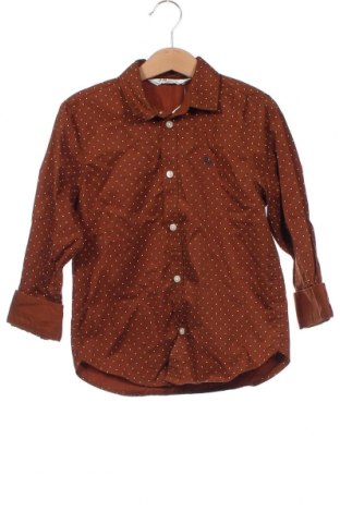 Детска риза H&M, Размер 5-6y/ 116-122 см, Цвят Кафяв, Цена 7,20 лв.