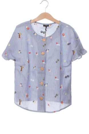 Детска риза IKKS, Размер 9-10y/ 140-146 см, Цвят Син, Цена 48,00 лв.