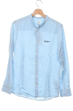Kinderhemd Pepe Jeans, Größe 13-14y/ 164-168 cm, Farbe Blau, Preis 21,03 €