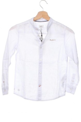 Kinderhemd Pepe Jeans, Größe 7-8y/ 128-134 cm, Farbe Weiß, Preis 21,03 €