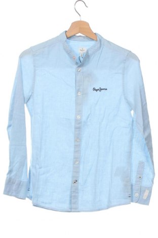 Παιδικό πουκάμισο Pepe Jeans, Μέγεθος 11-12y/ 152-158 εκ., Χρώμα Μπλέ, Τιμή 28,39 €