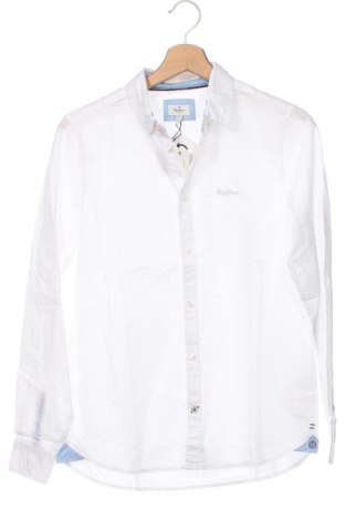 Kinderhemd Pepe Jeans, Größe 13-14y/ 164-168 cm, Farbe Weiß, Preis 14,37 €