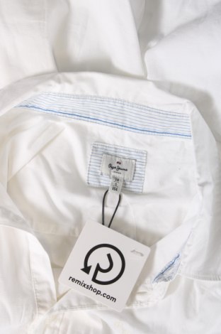 Kinderhemd Pepe Jeans, Größe 13-14y/ 164-168 cm, Farbe Weiß, Preis € 18,93