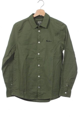 Παιδικό πουκάμισο Pepe Jeans, Μέγεθος 13-14y/ 164-168 εκ., Χρώμα Πράσινο, Τιμή 21,03 €
