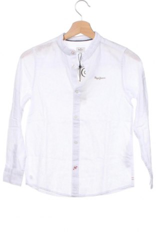 Детска риза Pepe Jeans, Размер 9-10y/ 140-146 см, Цвят Бял, Цена 68,00 лв.