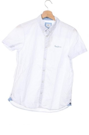 Kinderhemd Pepe Jeans, Größe 12-13y/ 158-164 cm, Farbe Weiß, Preis 17,53 €
