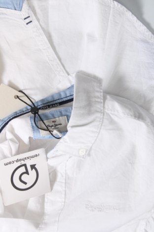 Детска риза Pepe Jeans, Размер 7-8y/ 128-134 см, Цвят Бял, Цена 28,56 лв.