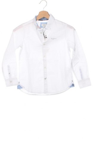Kinderhemd Pepe Jeans, Größe 7-8y/ 128-134 cm, Farbe Weiß, Preis € 14,72