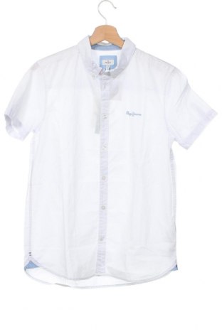 Kinderhemd Pepe Jeans, Größe 15-18y/ 170-176 cm, Farbe Weiß, Preis 14,02 €