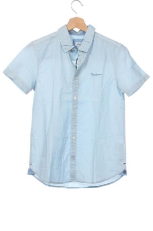 Παιδικό πουκάμισο Pepe Jeans, Μέγεθος 12-13y/ 158-164 εκ., Χρώμα Μπλέ, Τιμή 17,53 €