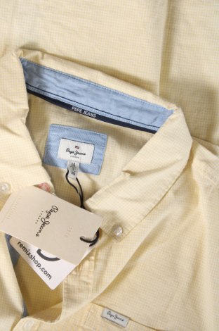 Детска риза Pepe Jeans, Размер 13-14y/ 164-168 см, Цвят Бежов, Цена 68,00 лв.