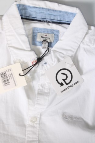 Dziecięca koszula Pepe Jeans, Rozmiar 13-14y/ 164-168 cm, Kolor Biały, Cena 97,88 zł