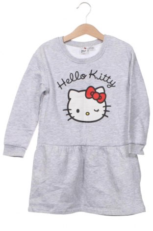 Детска рокля Hello Kitty, Размер 4-5y/ 110-116 см, Цвят Сив, Цена 73,80 лв.