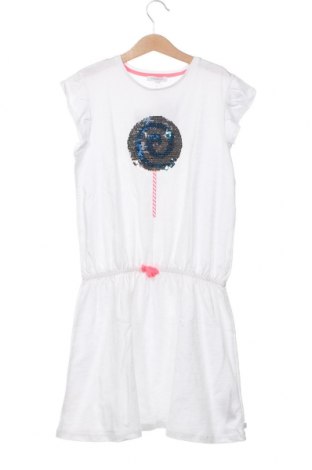 Kinderkleid Okaidi, Größe 11-12y/ 152-158 cm, Farbe Weiß, Preis 13,89 €