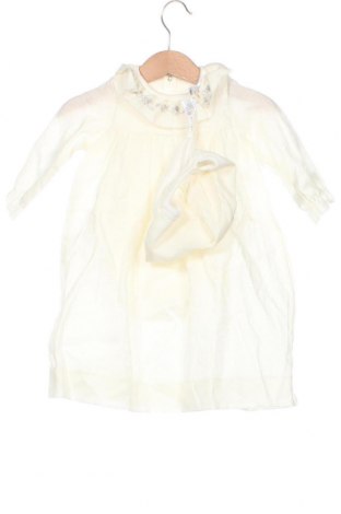 Детска рокля Petit Bateau, Размер 3-6m/ 62-68 см, Цвят Бял, Цена 45,39 лв.