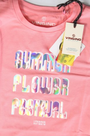 Kinder Shirt Vingino, Größe 3-4y/ 104-110 cm, Farbe Rosa, Preis 7,04 €