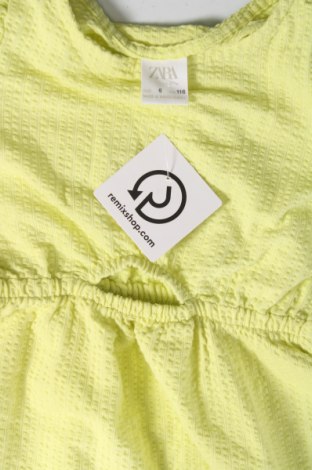 Kinderkleid Zara, Größe 4-5y/ 110-116 cm, Farbe Grün, Preis 7,00 €