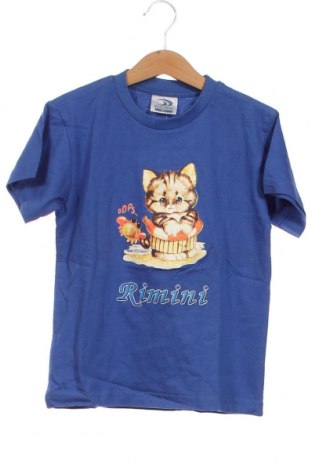 Dětské tričko , Velikost 6-7y/ 122-128 cm, Barva Modrá, Cena  80,00 Kč