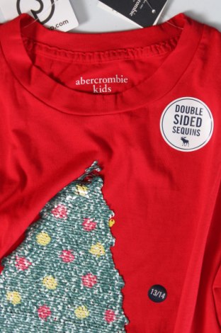 Dziecięcy T-shirt Abercrombie Kids, Rozmiar 13-14y/ 164-168 cm, Kolor Czerwony, Cena 42,60 zł