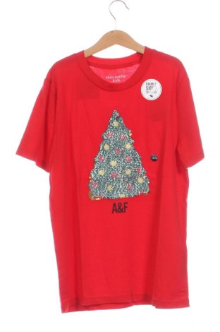 Παιδικό μπλουζάκι Abercrombie Kids, Μέγεθος 13-14y/ 164-168 εκ., Χρώμα Κόκκινο, Τιμή 13,81 €