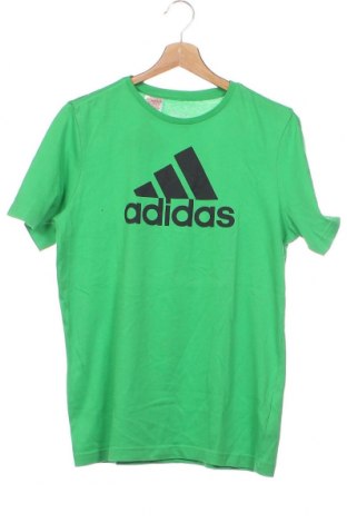 Детска тениска Adidas, Размер 15-18y/ 170-176 см, Цвят Зелен, Цена 35,38 лв.