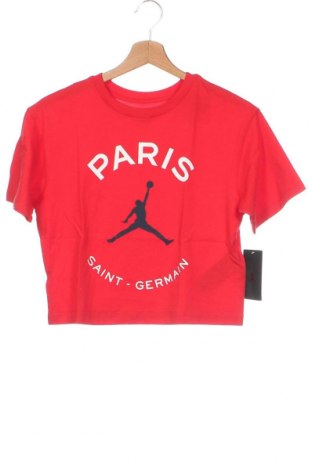 Παιδικό μπλουζάκι Air Jordan Nike, Μέγεθος 8-9y/ 134-140 εκ., Χρώμα Κόκκινο, Τιμή 33,80 €