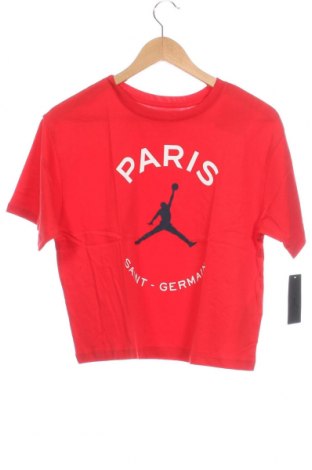 Детска тениска Air Jordan Nike, Размер 12-13y/ 158-164 см, Цвят Червен, Цена 67,15 лв.