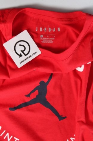 Kinder T-Shirt Air Jordan Nike, Größe 11-12y/ 152-158 cm, Farbe Rot, Preis 32,17 €