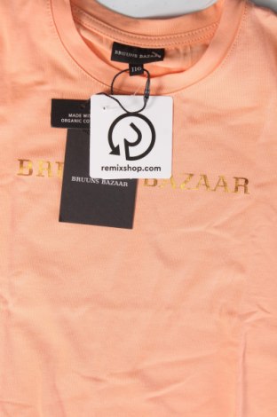 Kinder T-Shirt Bruuns Bazaar, Größe 4-5y/ 110-116 cm, Farbe Orange, Preis 14,20 €