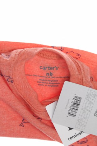 Kinder T-Shirt Carter's, Größe 1-2m/ 50-56 cm, Farbe Orange, Preis 3,47 €