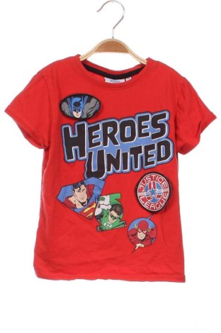 Detské tričko DC Comics, Veľkosť 4-5y/ 110-116 cm, Farba Červená, Cena  6,14 €