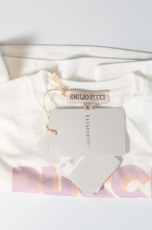 Dziecięcy T-shirt Emilio Pucci, Rozmiar 4-5y/ 110-116 cm, Kolor Biały, Cena 299,39 zł