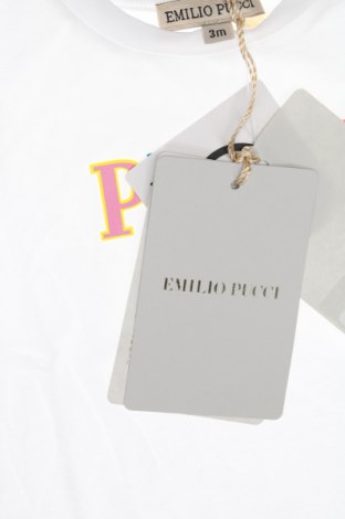 Παιδικό μπλουζάκι Emilio Pucci, Μέγεθος 2-3m/ 56-62 εκ., Χρώμα Λευκό, Τιμή 107,22 €