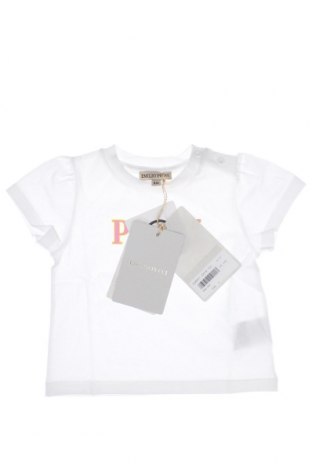 Детска тениска Emilio Pucci, Размер 2-3m/ 56-62 см, Цвят Бял, Цена 118,56 лв.