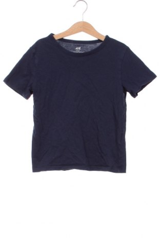 Kinder T-Shirt H&M, Größe 6-7y/ 122-128 cm, Farbe Blau, Preis 3,68 €