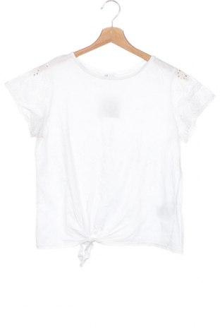 Детска тениска H&M, Размер 14-15y/ 168-170 см, Цвят Бял, Цена 7,04 лв.