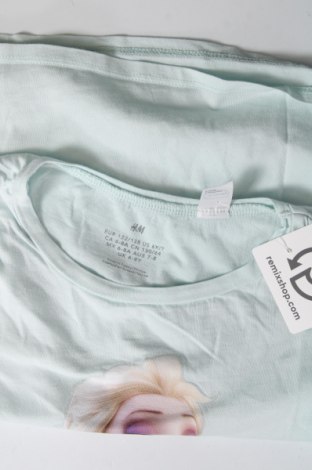 Detské tričko H&M, Veľkosť 6-7y/ 122-128 cm, Farba Modrá, Cena  6,14 €