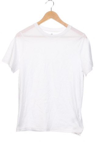 Детска тениска H&M, Размер 12-13y/ 158-164 см, Цвят Бял, Цена 7,04 лв.