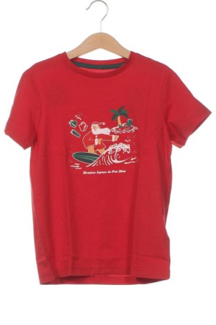 Dziecięcy T-shirt Jules, Rozmiar 6-7y/ 122-128 cm, Kolor Czerwony, Cena 26,87 zł